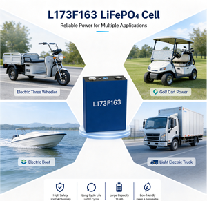 Cellule de batterie LiFePO4 CALB 163Ah 3.2V Grade A EUCAR Niveau 2 Sécurisée Testée aux vibrations thermiques et à l'épreuve de la compression 5000cls pour véhicules électriques - Product Image 5