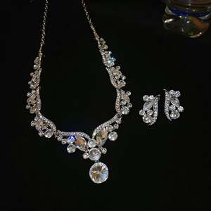 עגילי שרשרת תליון יוקרה בהתאמה אישית עגילי <span class=keywords><strong>rhinestone</strong></span>-תכשיטי חתונה יהלומים joias de luxo - Product Image 1