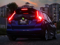 Feux arrière à LED, feux de freinage à LED, feux antibrouillard arrière, feux d'avertissement pour Honda Fit JAZZ 2014 2015 2016 2017 2018