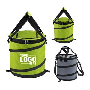 Lightweight Cooler Bag Waterproof and Insulated for Beach Pool Use Conveniently Pops Open and <b>Collapses</b> Flat for <b>Storage</b> - Product Image 6