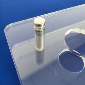 Étagère à vin murale décorative personnalisée en acrylique, support à bouteilles en lucite pour <span class=keywords><strong>bar</strong></span> - Product Image 4
