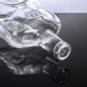 Whisky <span class=keywords><strong>Rhum</strong></span> 1000 ml Bouteille en verre/Bouteille de vin en verre/Bouteille de brandy - Product Image 3