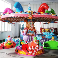 Nouveaux produits : Attraction Chaise Volante pour Parc d'Attractions, Jeu de Carnaval pour Enfants, Mini Manège Chaise Volante