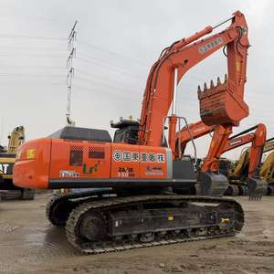 Excavatrice Hitachi 350 d'occasion, configuration de godet personnalisable pour la rénovation de jardins et les travaux d'infrastructure - Product Image 1