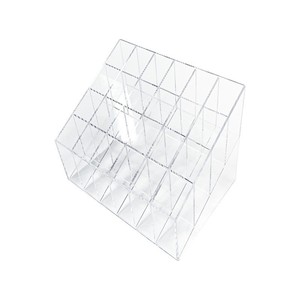 Acrylic Storage Box With 20 Compartments Transparent Cosmetic Organizer For Makeup Pens And Brushes Desktop Use Heavy Duty - Product Image 2