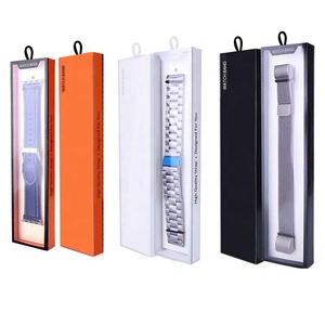 Factory Custom Transparent Long Storage Case Smart Watch Band Packaging Box Organizer
