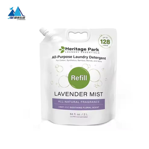 Biểu tượng tùy chỉnh chất lỏng giặt chất tẩy rửa sạch Giặt với bao bì nhựa túi cao cấp sản phẩm in ấn - Product Image 4