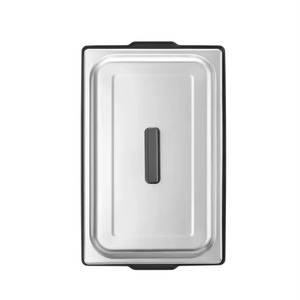 Polypropylene Water <b>Pan</b> Stainless Steel Cover 9L Capacity Manual Temperature Control Eco Mode <b>Electric</b> Black Chafing Dish - Product Image 6
