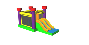 La casa gonfiabile del trampolino dei bambini più venduti adatta a bambini per saltare il castello del trampolino con gli scivoli - Product Image 4