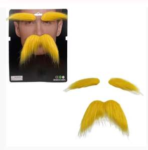 Moustache et sourcils autocollants jaunes <span class=keywords><strong>Dr</strong></span>. <span class=keywords><strong>Seuss</strong></span> le Lorax - Product Image 2