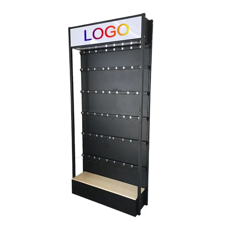 High Quality Retail Store Standing Mobile phone shop display racks Supermarket Cellphone Accessories shelves