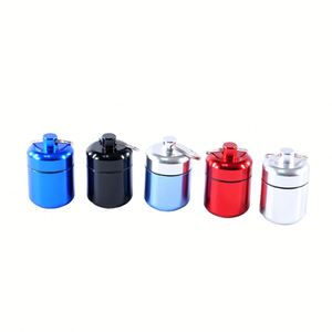 促销礼品 印有徽标 防水铝制迷你药盒 药盒容器 药胶囊瓶 - Product Image 2