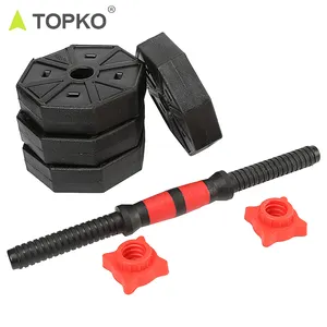 TOPKO Home kettle bell adjustable weight kettle bell water filled handle pilates dumbbells soft kettlebell