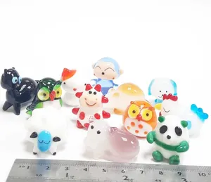 Popolare Bubble Fish Lampwork fatto a mano Figurine Glass Animal