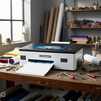 Nueva Impresora DTF A3 de 1440DPI, Impresora Plana de Inyección de Tinta Automática Multicolor para Uso Comercial con 3 Años de Garantía