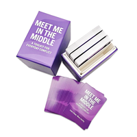 Jeu de cartes de luxe personnalisées avec logo imprimé et séparateurs pour adultes