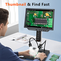 Microscope numérique LCD IPS 10,1 pouces personnalisé OEM d'usine 4K 13MP 1600X pour la soudure de circuits imprimés et la réparation électronique