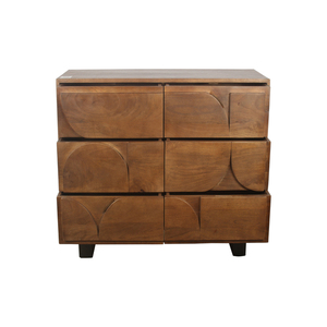 Solid Mango Wood <b>Drawer</b> Chest with Spacious Storage <b>Drawers</b> Elegant Bedroom Furniture Storage Unit with Premium Design - Product Image 2