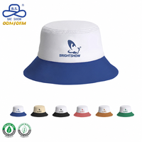 Personnalisation de chapeaux OEM ODM, broderie classique, logo imprimé, chapeaux seau bicolores pour unisexe, usage quotidien en extérieur