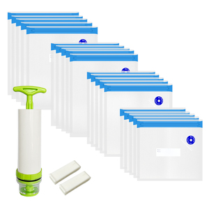 Cấp Thực Phẩm Không Khí Van Ziplock Túi Với PE + PA Chất Liệu Có Thể Tái Chế Chân Không Bảo Quản Dây Kéo Lưu Trữ Để Giữ Thực Phẩm Tươi - Product Image 1