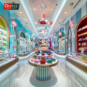 <strong>Candy</strong> and Snacks <strong>Display</strong> Fixtures <strong>Supplier</strong> Glass <strong>Candy</strong> Store Decoration Chocolate <strong>Display</strong> Rack <strong>Counter</strong> Showcase for Sweet <strong>Shop</strong> - Product Image 5