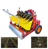 Semoir à ail haute performance à moteur essence, machine de plantation et de semis pour l'agriculture