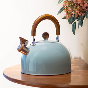 Bouilloire en acier inoxydable sifflante pour la cuisine à domicile Théière bouillante avec poignée pliante Bouilloire à sifflet fort - Product Image 3