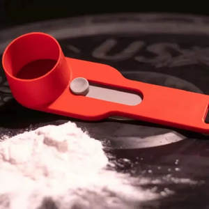 Cuchara de Café Ecológica de Plástico con Embudo y Mango Largo, Cuchara Reutilizable para Polvo, para Botella de Agua, Cuchara Medidora Deslizante - Product Image 2