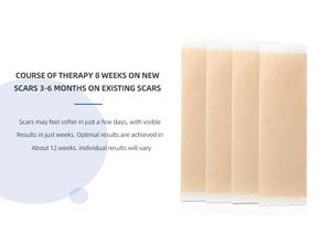Feuilles de réduction des cicatrices en silicone réutilisables pour le soin de la peau, traitement des cicatrices existantes et nouvelles, fabrication directe OEM - Product Image 5