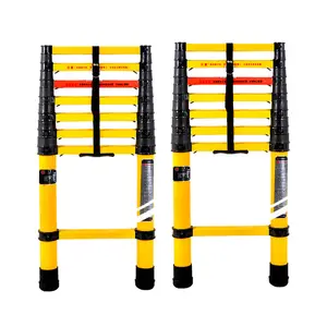Top supplier of insulated expansion ladder glass fiber household solid ladder