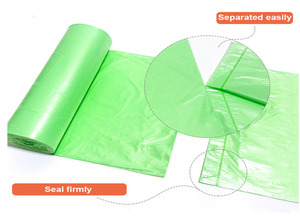 ถุงสีเขียวอ่อน D2W/EPI ย่อยสลายได้ 100% แบบ Oxo-Biodegradable - Product Image 2