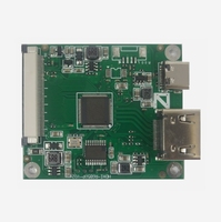 Écran tactile TFT pour dispositifs médicaux certifié RoHS de 7 pouces avec résolution 1024x600 et haute visibilité 480nits