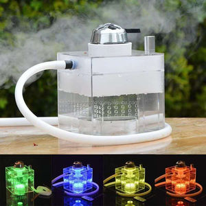 Forme unique en plastique led fantaisie table bureau narguilé acrylique shisha - Product Image 2