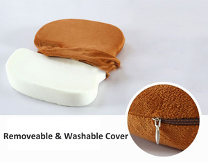 Anjuny-Gel ortopédico para el asiento, cojín de espuma viscoelástica mejorada para el coxis - Product Image 6
