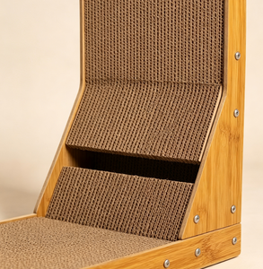 Grattoir incliné personnalisé OEM en carton ondulé vertical pour aiguiser les griffes – Vente en gros - Product Image 3