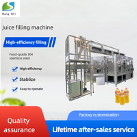 Automatische vulmachine voor mango sap verpakkingen, PLC-gestuurd, voor de productielijn van fruitsapverpakkingen, capaciteit 1L.