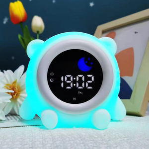 Son <span class=keywords><strong>Led</strong></span> ekran erteleme çalar saat köpek radyo simüle gündoğumu uyandırma işığı gündoğumu çalar saat uyandırma işığı - Product Image 5