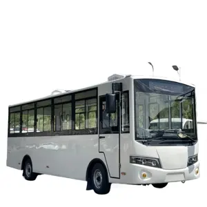 Autobús de enlace turístico eléctrico de 23 pasajeros a buen precio, autobús de enlace personalizado a la venta