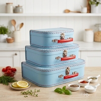 Boîte de rangement de luxe personnalisée en papier crépon avec fermeture à loquet en fer, emballage enduit pour bagues, recyclable