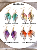 CYNYA ailes de papillon personnalisées boucles d'oreilles faites à la main aile de fée enchantée fête des mères bijoux boucles d'oreilles papillon boucles d'oreilles pendantes
