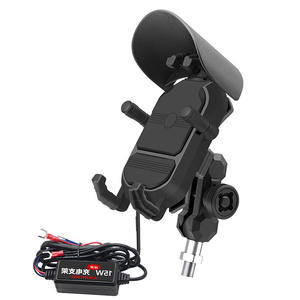 Cargador Inalámbrico Rápido de 15W, Impermeable y Antivibraciones, para Soporte de Navegación de Teléfono en Motocicleta, Soporte de Teléfono para Vehículo Eléctrico - Product Image 1