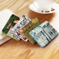 Anpassen Slim Mix Farbe Pu Leder Magic Wallet Clip Herren Kreditkarten inhaber Magic Coin Geldbörse für Männer mit buntem Logo