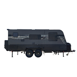 Caravan di Lusso a Doppio Asse per Fuoristrada, Rimorchio da Viaggio Resistente, Grande <span class=keywords><strong>Roulotte</strong></span> a Doppio Asse per Avventure Overland - Product Image 3