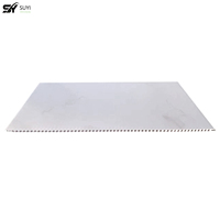 Panneau mural en PVC brillant à motif marbré, décoration intérieure, panneau mural imperméable pour mur de fond de télévision