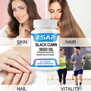 Capsules d'huile de graines de nigelle biologique avec marque privée shampooing 3000mg capsule d'huile de graines de cumin noir - Product Image 2