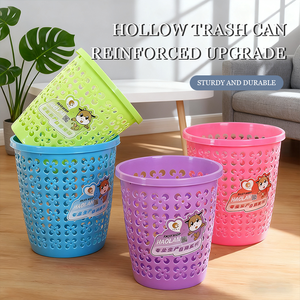 Petite Poubelle Ronde En Plastique, Poubelle Pour Buanderie, Salle De