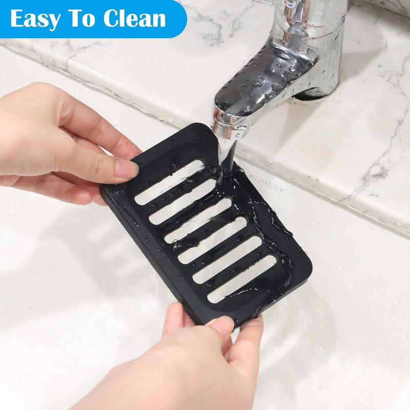Anti Slip Silicone Soap Dish Tray