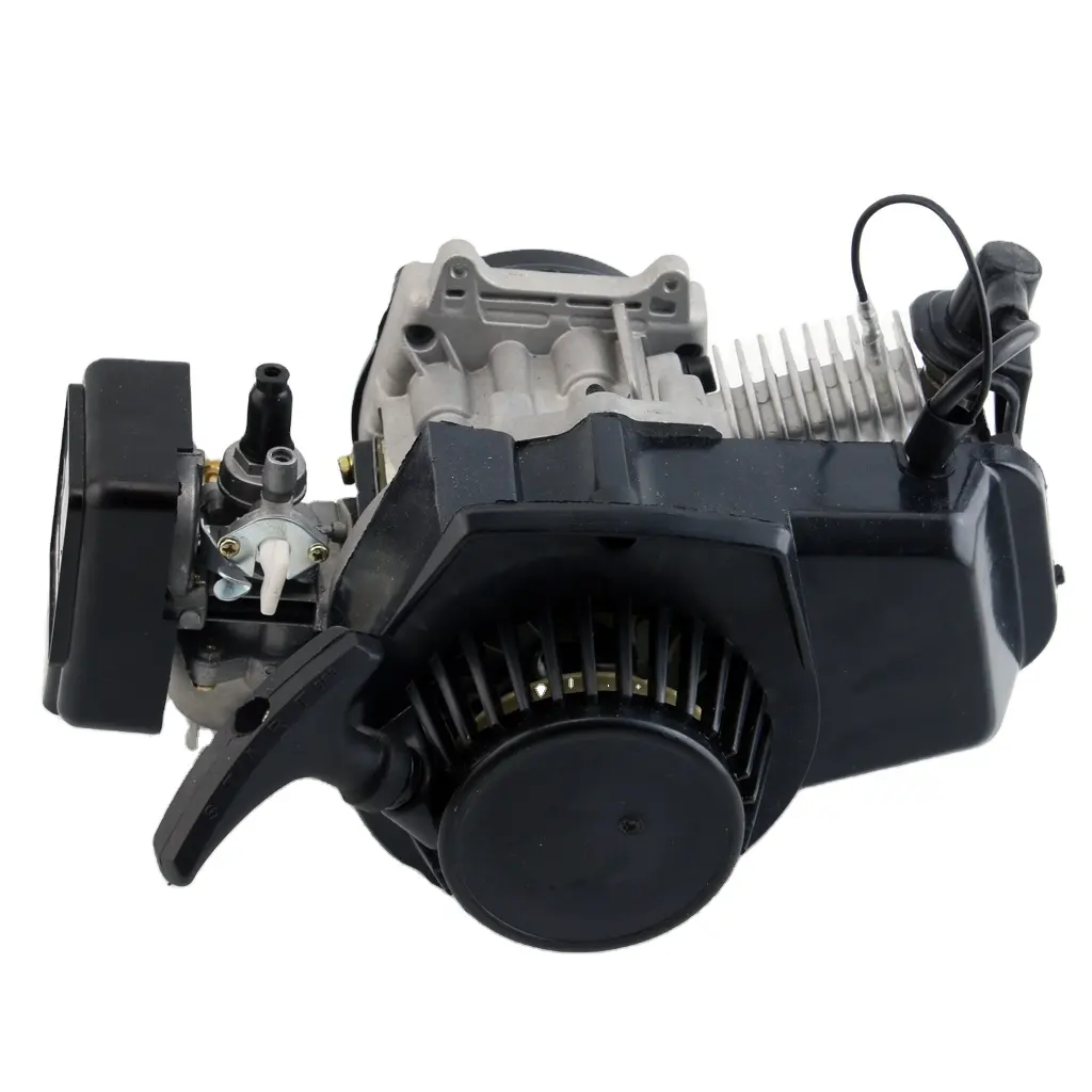 2 Stroke Pull Start Engine Motor 49cc Motor Transmission Engine Air Filter Mini Pocket Pit Quad Dirt Bike ATV 4 Wheel 6 Teeth