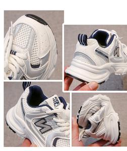 Erkek ve Kız Çocuk Ayakkabıları Yeni İlkbahar ve Sonbahar Modası Rahat Çocuk Spor Ayakkabıları File Günlük Ayakkabılar - Product Image 2