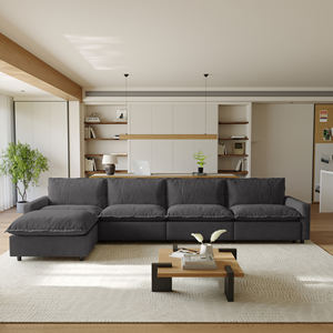 أريكة أتونوس الوظيفية القابلة للتعديل كهربائياً، رمادية داكنة، متعددة المنافذ للشحن، طقم أريكة قطاعية للصالون - Product Image 3